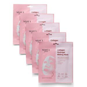 DERMAL Multi Made In Korea 5pk Collagen Hydrogel Melting Masks
